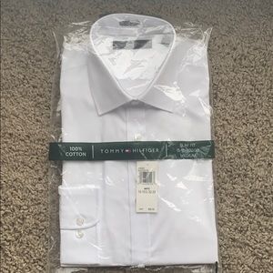 Tommy Hilfiger Slim Fit White Dress Shirt